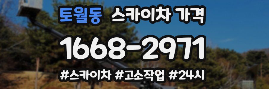 토월동 스카이차 가격