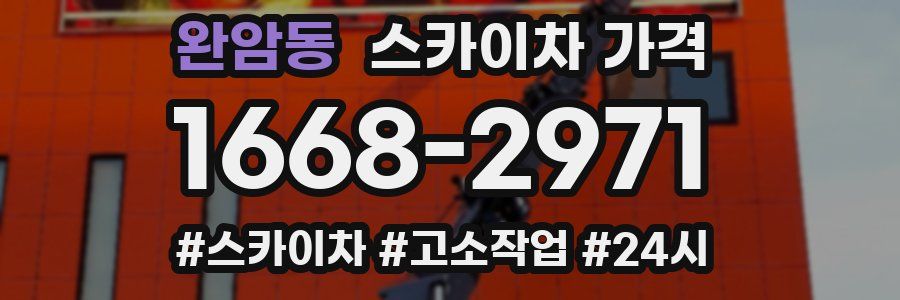 완암동 스카이차 가격