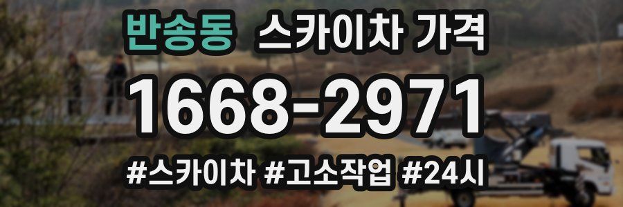 반송동 스카이차 가격