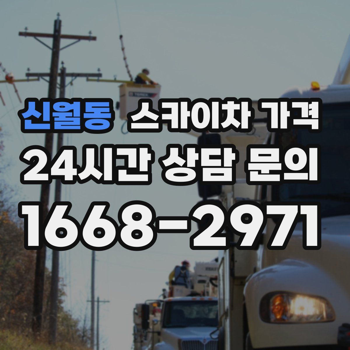 신월동 스카이차 가격