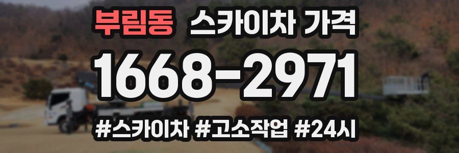 부림동 스카이차 가격