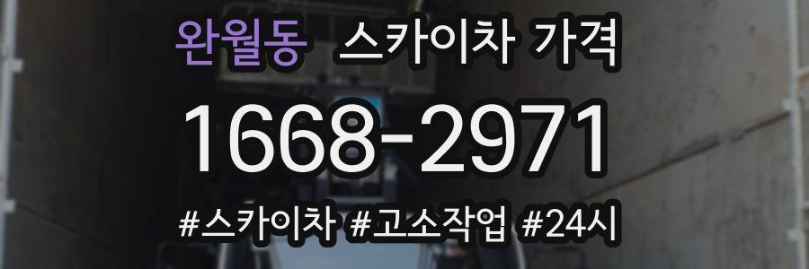 완월동 스카이차 가격