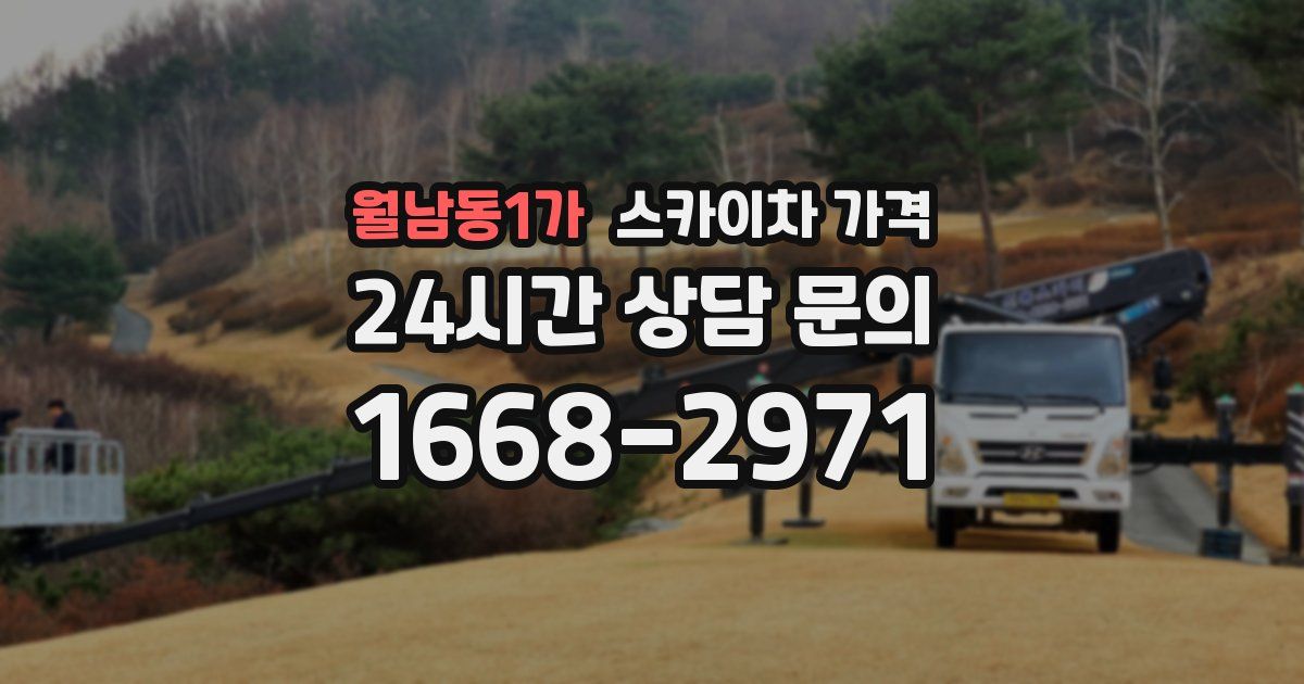 월남동1가 스카이차 가격