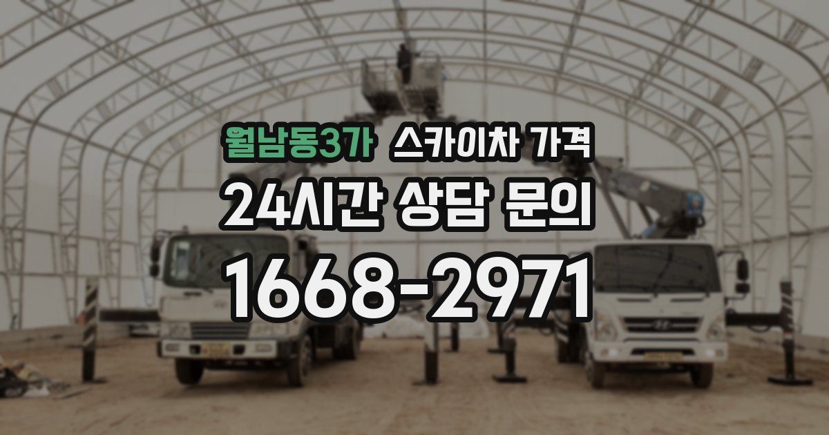 월남동3가 스카이차 가격