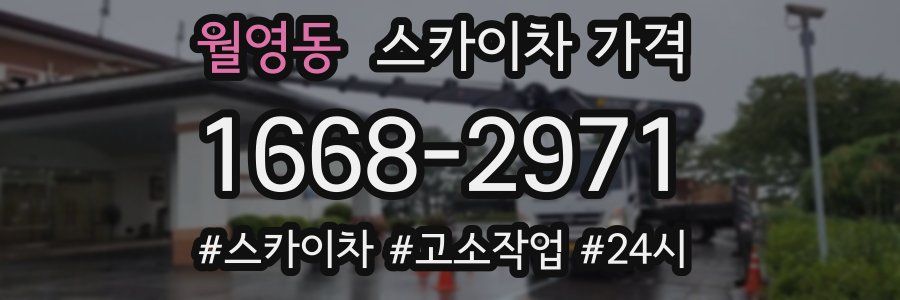 월영동 스카이차 가격