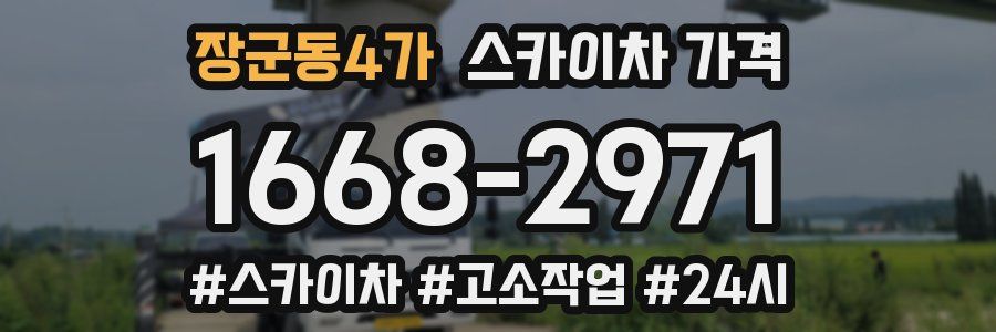 장군동4가 스카이차 가격