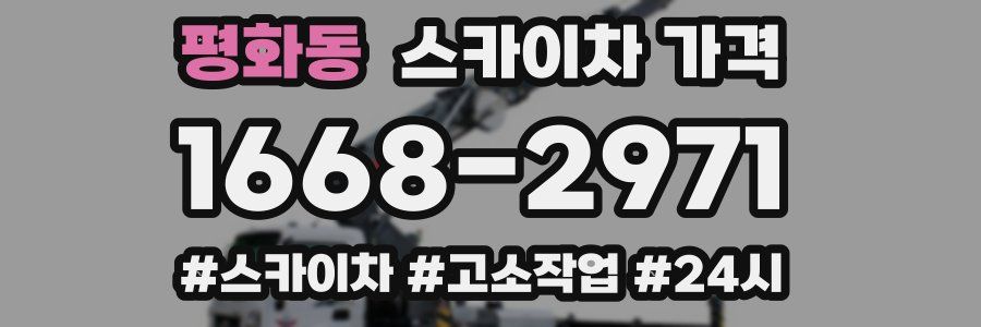 평화동 스카이차 가격