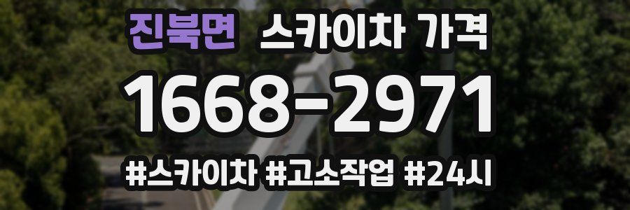 진북면 스카이차 가격