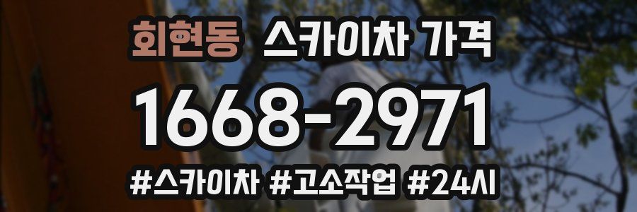 회현동 스카이차 가격