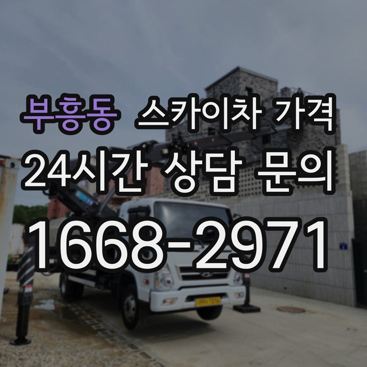부흥동 스카이차 가격 당일 호출이 가능한지 판단하는 기준 정리