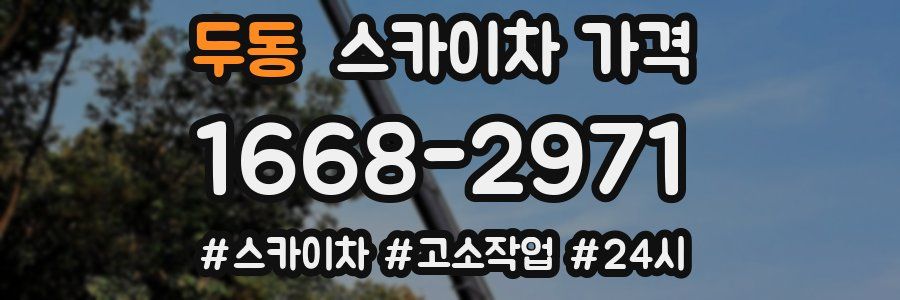 두동 스카이차 가격