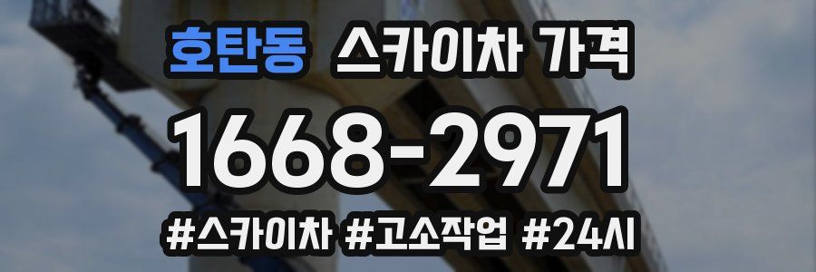 호탄동 스카이차 가격