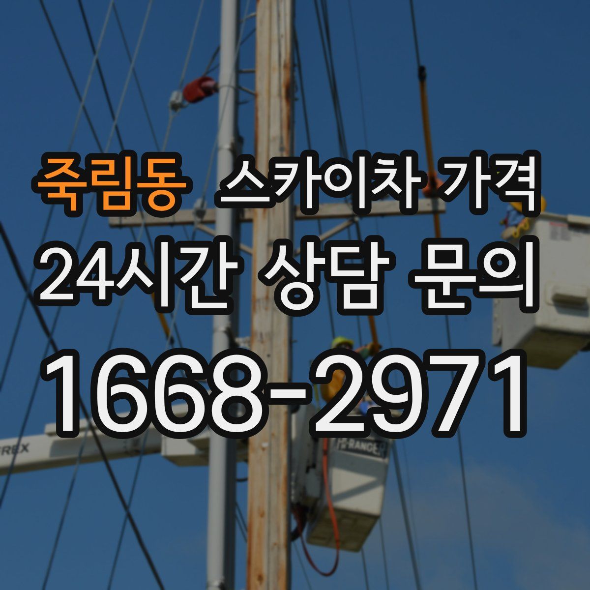 죽림동 스카이차 가격