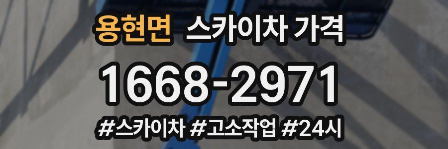 용현면 스카이차 가격