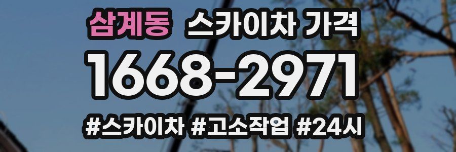 삼계동 스카이차 가격