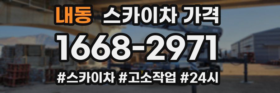 내동 스카이차 가격