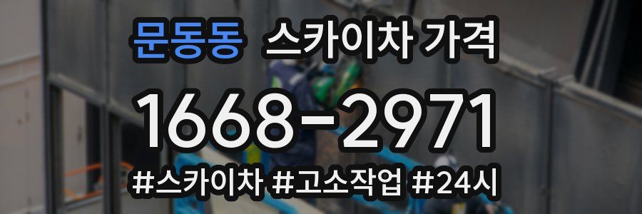 문동동 스카이차 가격