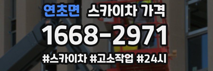 연초면 스카이차 가격