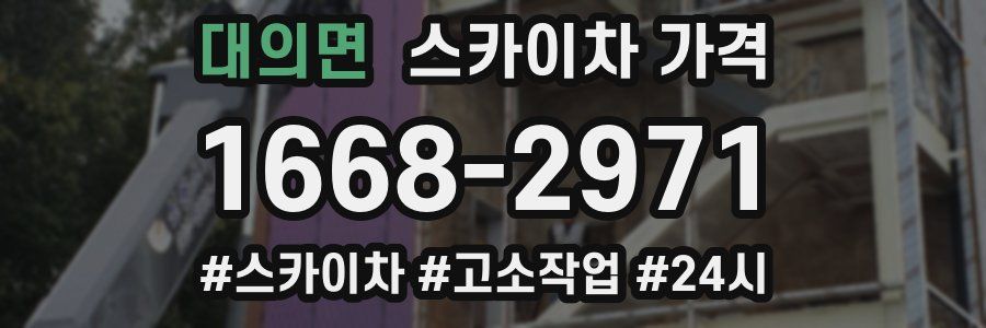 대의면 스카이차 가격