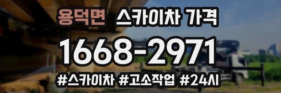 용덕면 스카이차 가격