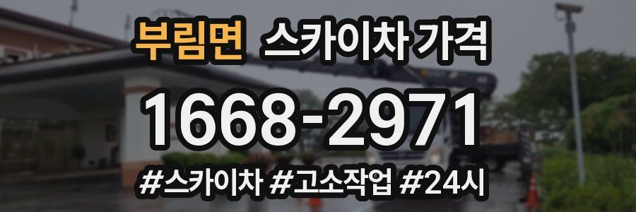 부림면 스카이차 가격