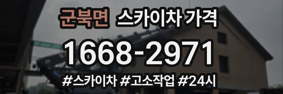 군북면 스카이차 가격