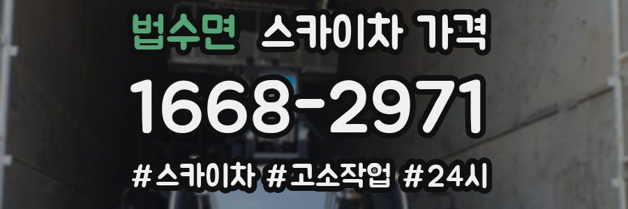 법수면 스카이차 가격