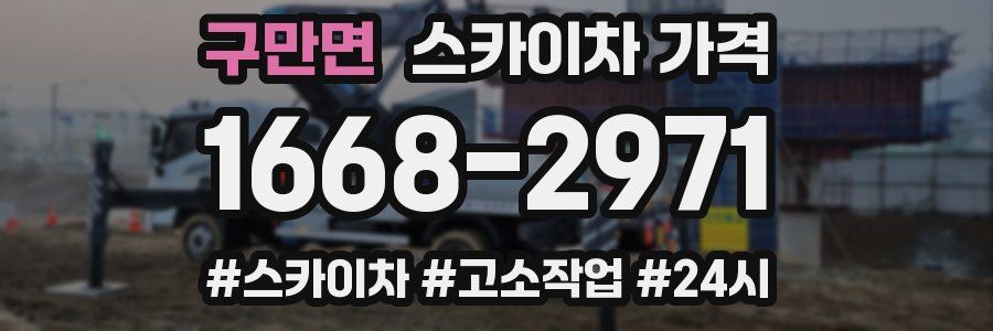 구만면 스카이차 가격