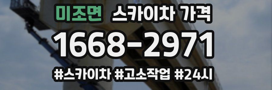 미조면 스카이차 가격