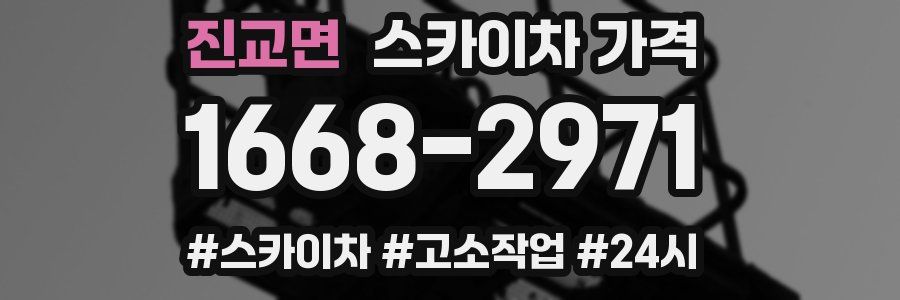 진교면 스카이차 가격