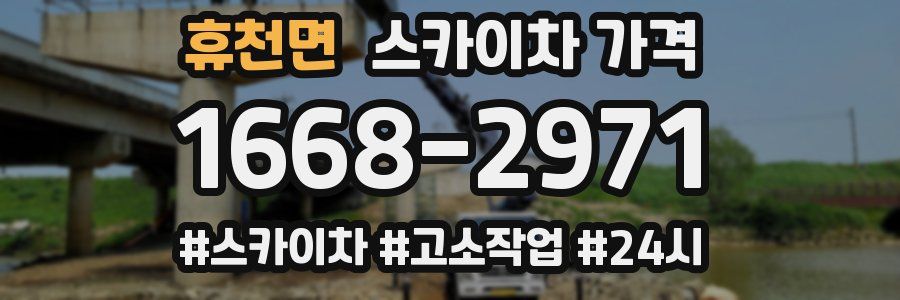 휴천면 스카이차 가격