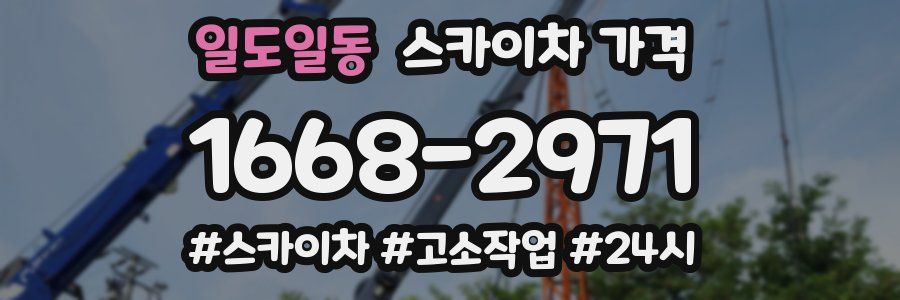 일도일동 스카이차 가격