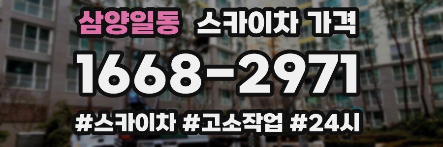 삼양일동 스카이차 가격