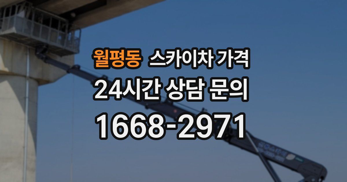 월평동 스카이차 가격