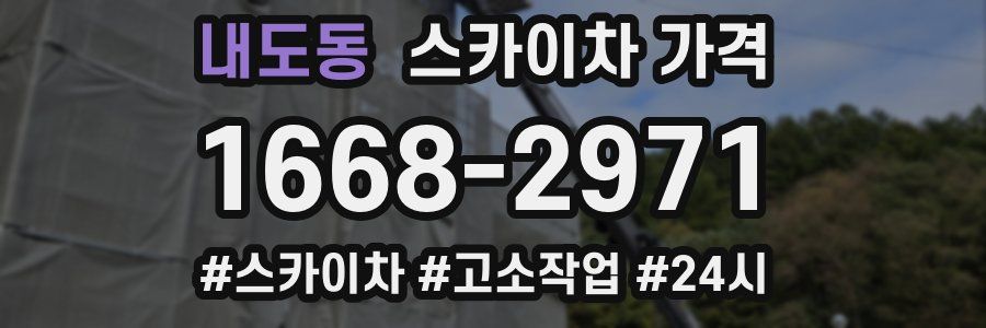 내도동 스카이차 가격