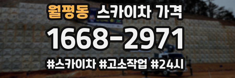 월평동 스카이차 가격