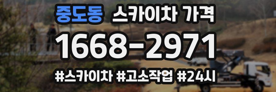 중도동 스카이차 가격