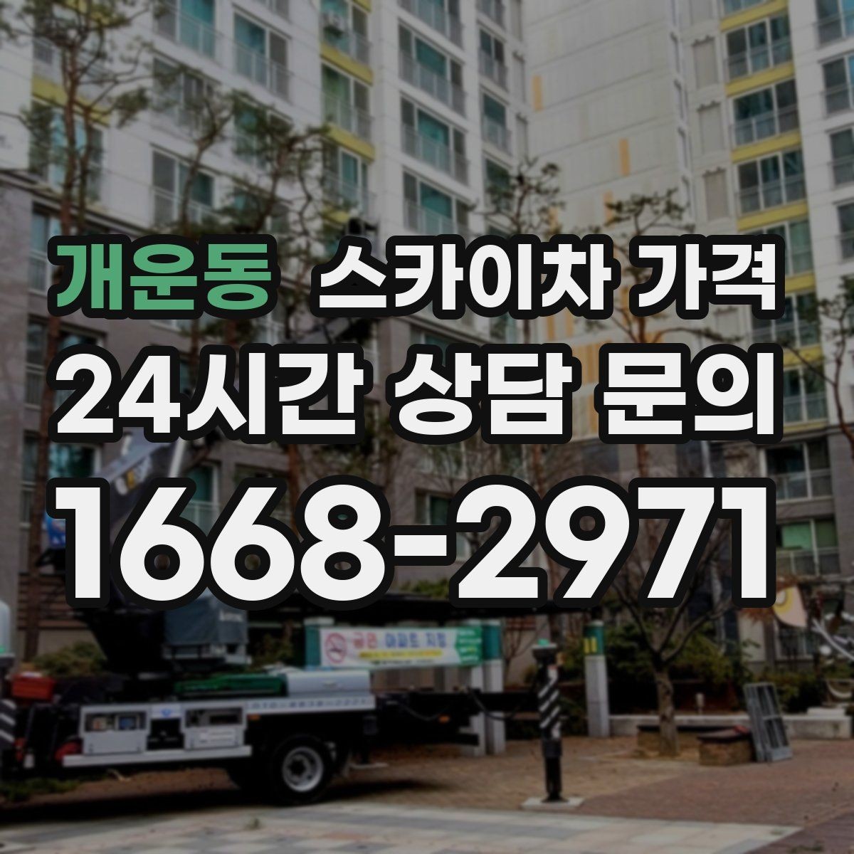 개운동 스카이차 가격 자재 포장 상태가 작업 속도에 미치는 영향