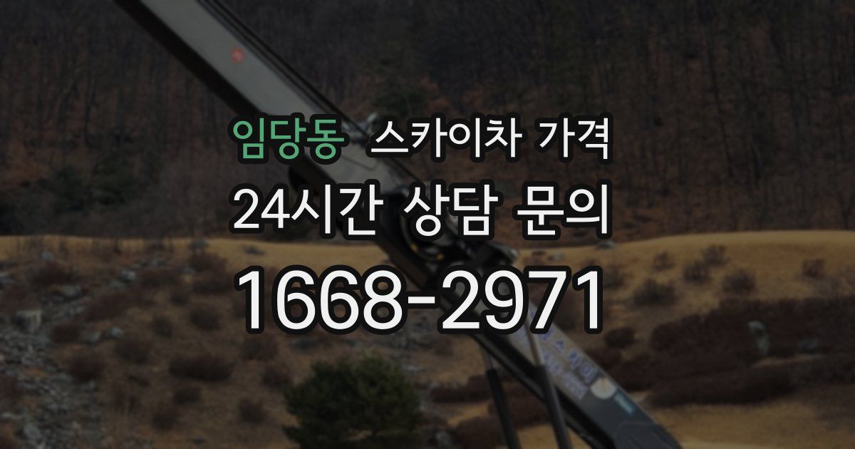 임당동 스카이차 가격