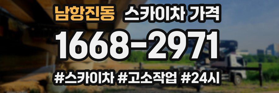 남항진동 스카이차 가격