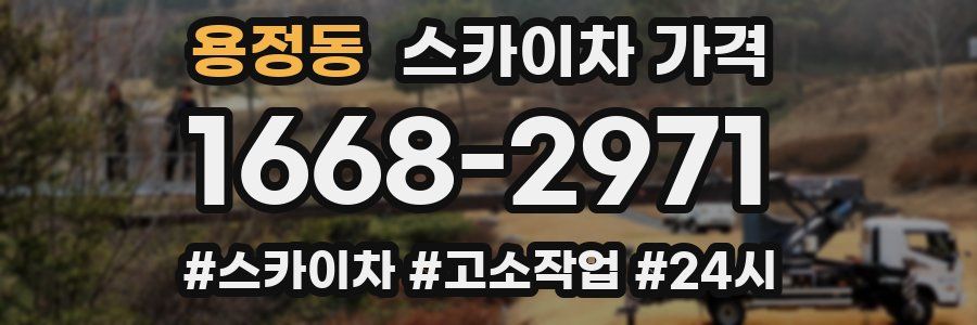 용정동 스카이차 가격