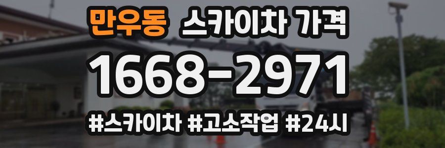 만우동 스카이차 가격