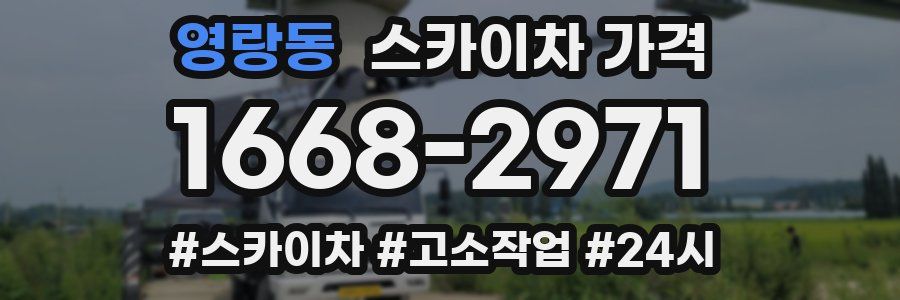 영랑동 스카이차 가격