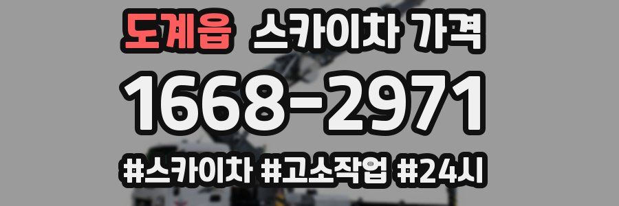 도계읍 스카이차 가격