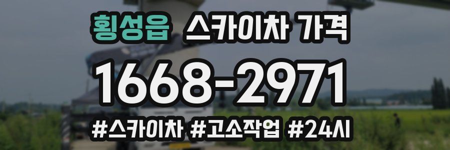 횡성읍 스카이차 가격