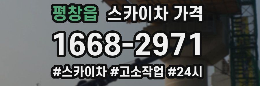 평창읍 스카이차 가격