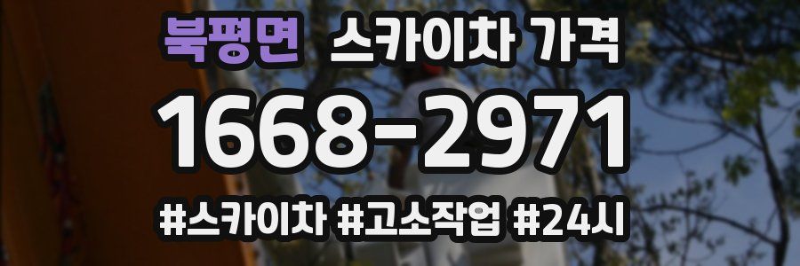 북평면 스카이차 가격