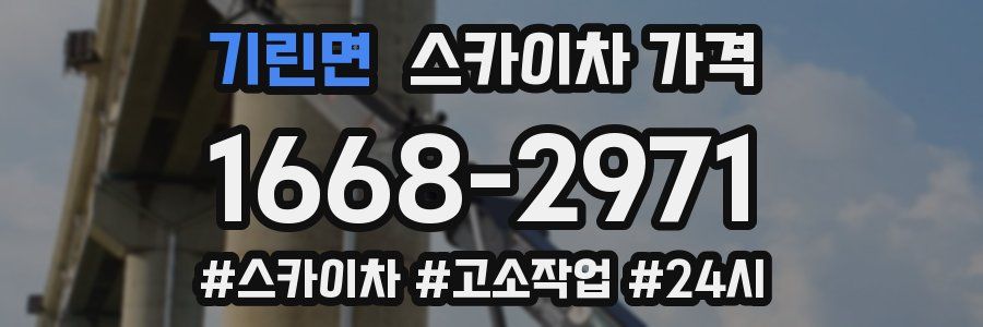 기린면 스카이차 가격