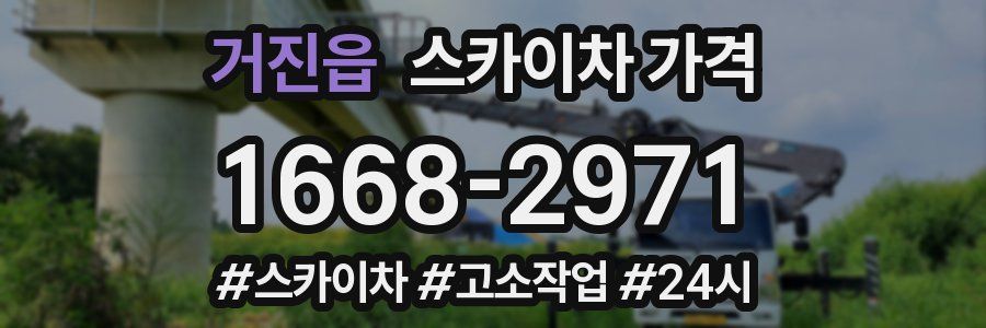 거진읍 스카이차 가격