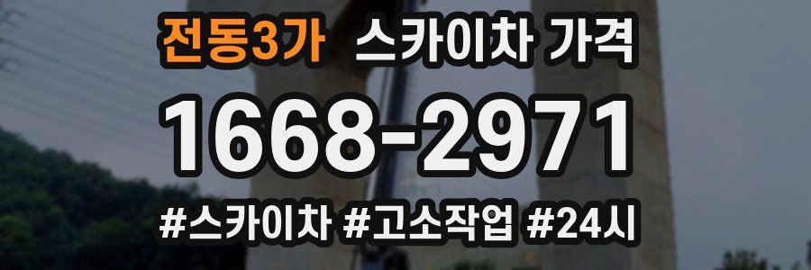 전동3가 스카이차 가격